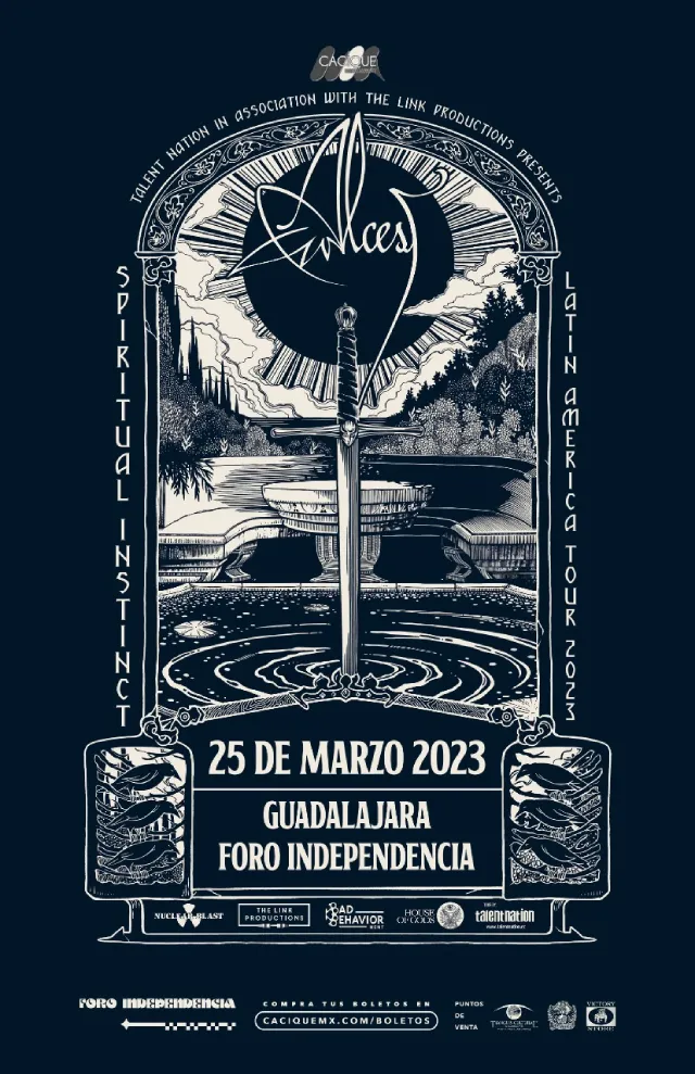 Alcest en Guadalajara, Foro Independencia, Marzo 25, 2023