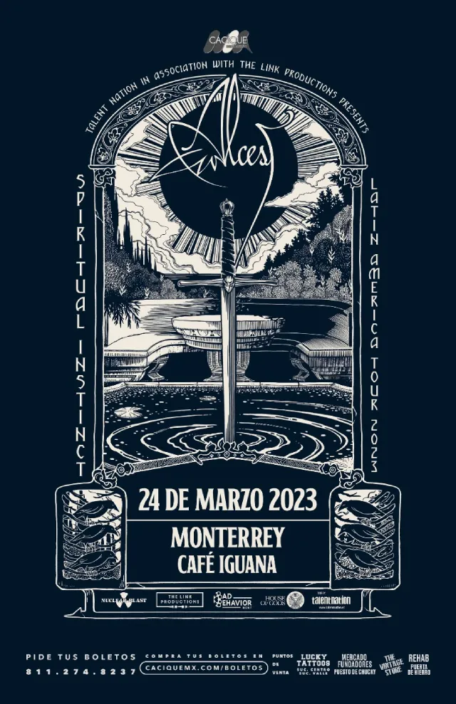 Alcest en Monterrey, Cafe Iguana, Marzo 24, 2023