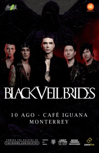 Black Veil Brides en Monterrey