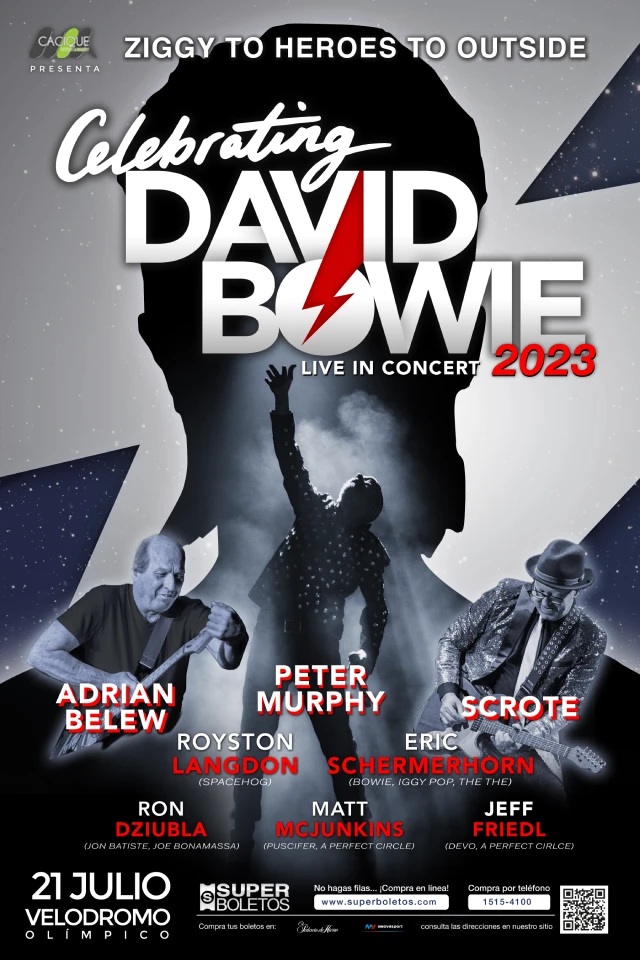 Celebrating David Bowie en CDMX, Velódromo Olímpico, 21 julio 2023