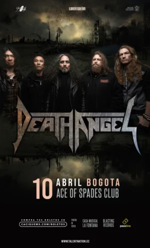 Death Angel en Bogotá