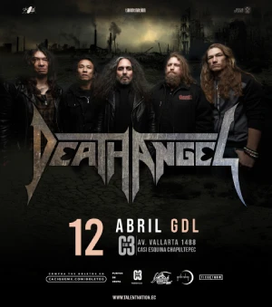 Death Angel en Guadalajara, C3 Stage, 12 abril 2024