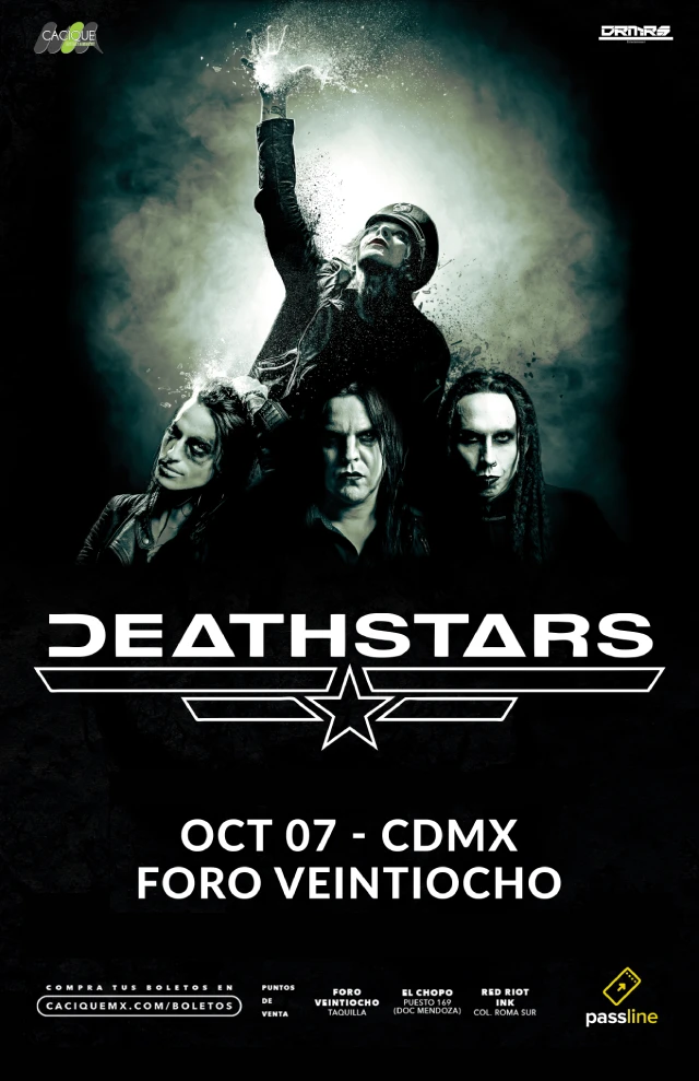 DeathStars en CDMX, Foro Veintiocho, 7 octubre 2023