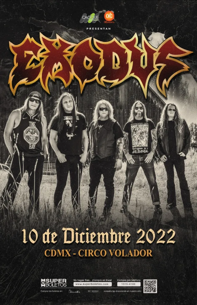 Exodus en Ciudad de México, Circo Volador, 10 de diciembre de 2022