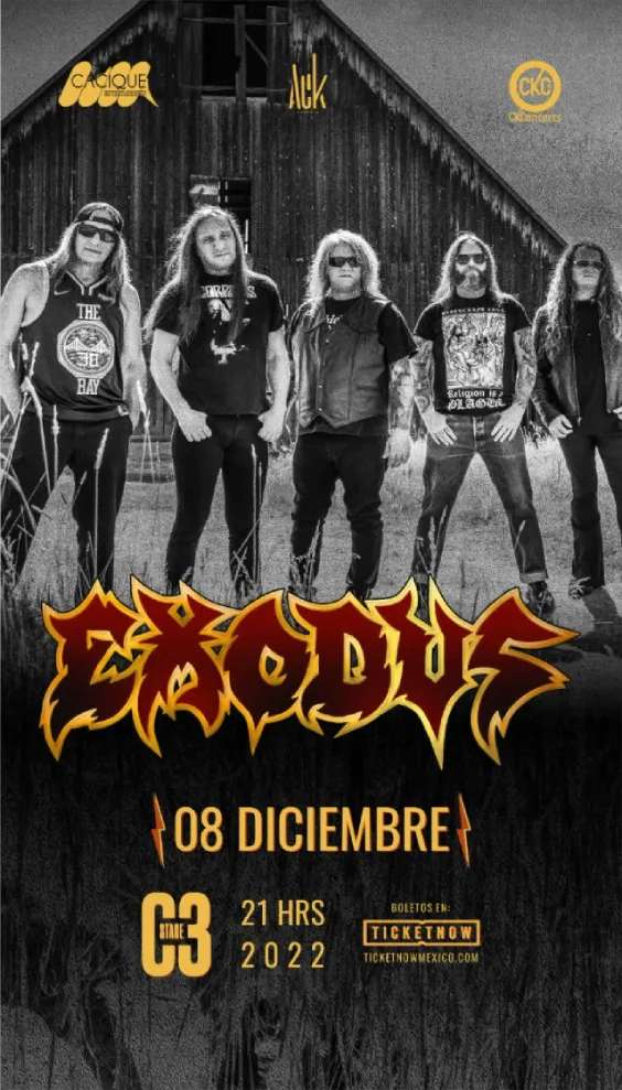 Exodus en Guadalajara, C3 Stage, 08 de diciembre de 2022