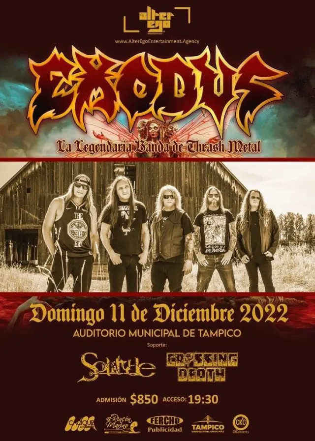 Exodus en Tampico, Auditorio Municipal, 11 de diciembre de 2022
