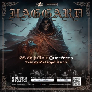 Haggard en Querétaro, Teatro Metropolitano, 5 julio 2023
