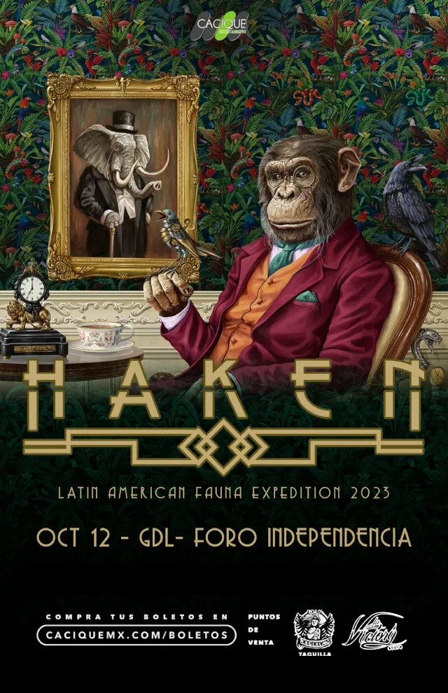 Haken en Guadalajara, Foro Independencia, 12 octubre 2023