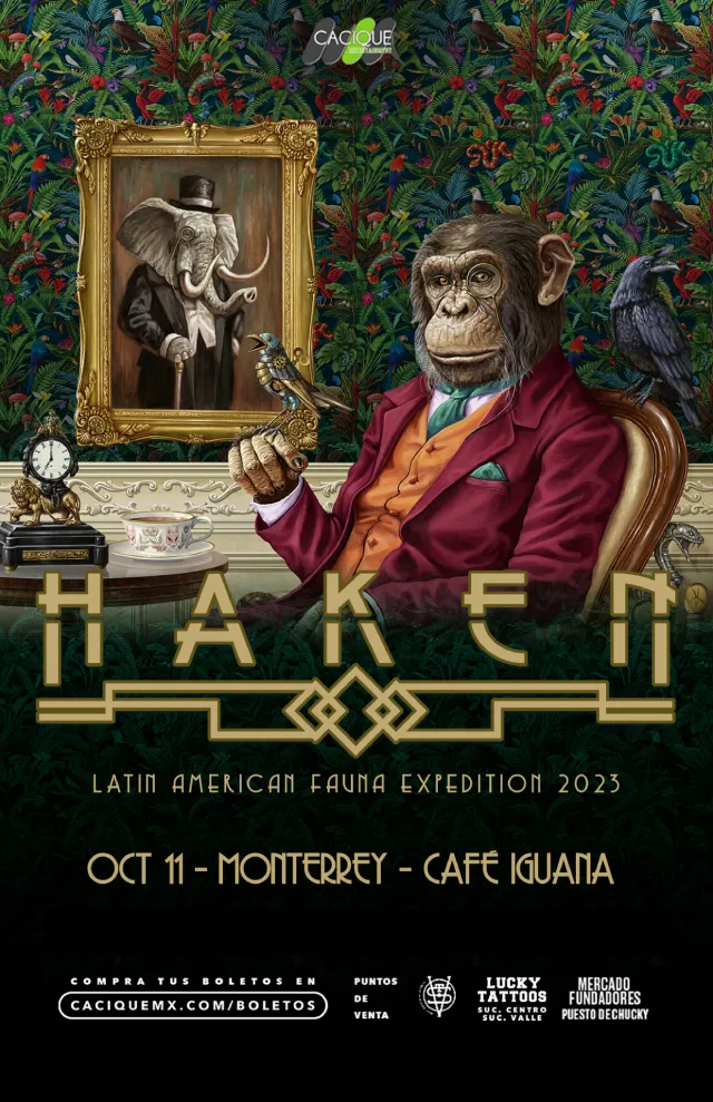 Haken en Monterrey, Café Iguana, 11 octubre 2023