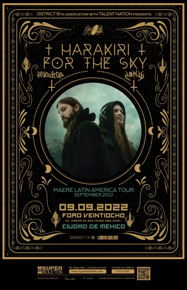 Harakiri for the Sky, Foro 28, Ciudad de México, 9 de septiembre de 2022