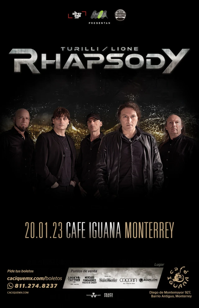 Rhapsody en Monterrey, Café Iguana, 20 enero 2023