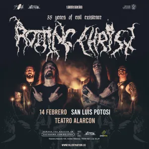 Rotting Christ en San Luis Potosí, Teatro Alarcón, 14 Febrero 2024