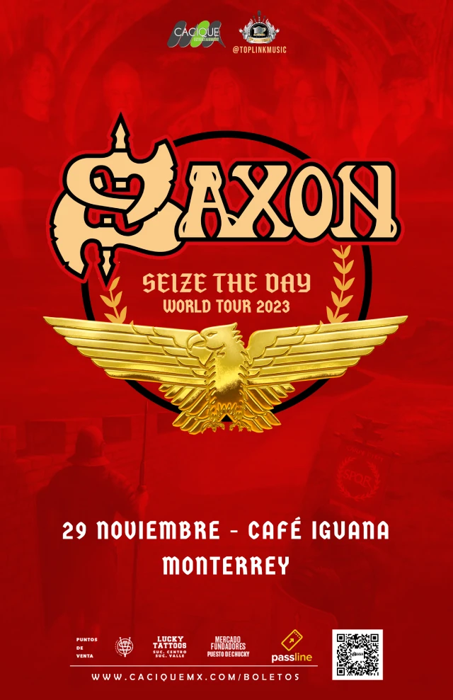 Saxon en Monterrey, Café Iguana, 29 noviembre 2023