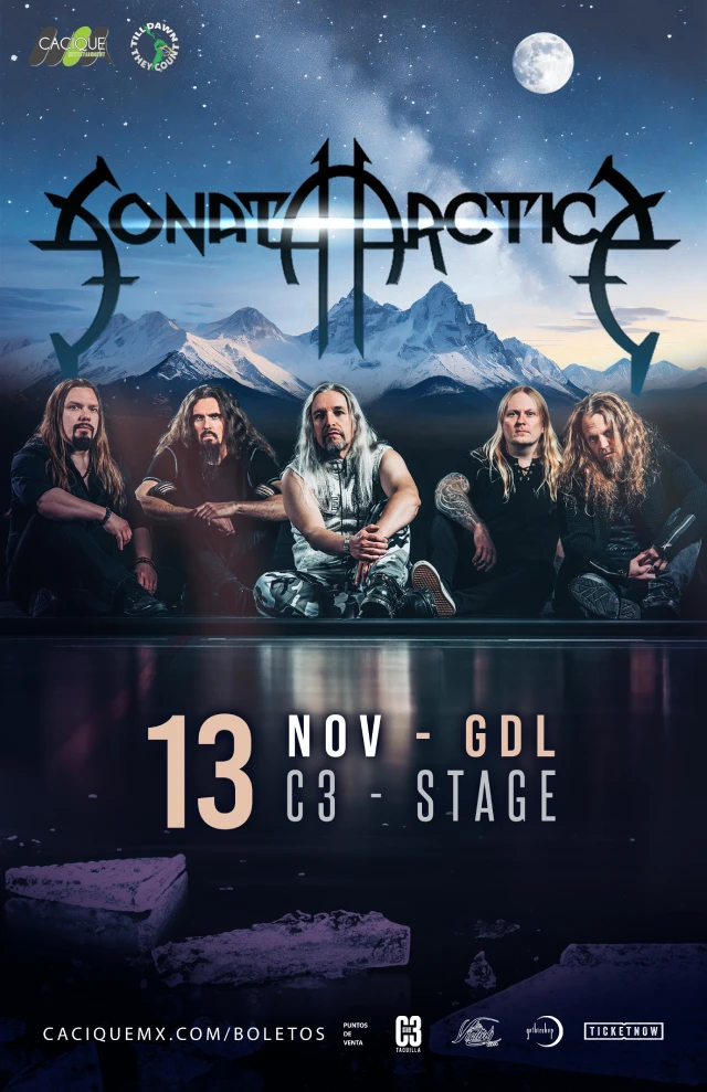 Sonata Arctica en Guadalajara, C3 Stage, Noviembre 13, 2024