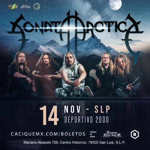 Sonata Arctica en San Luis Potosí, Club Deportivo 2000, Noviembre 14, 2024
