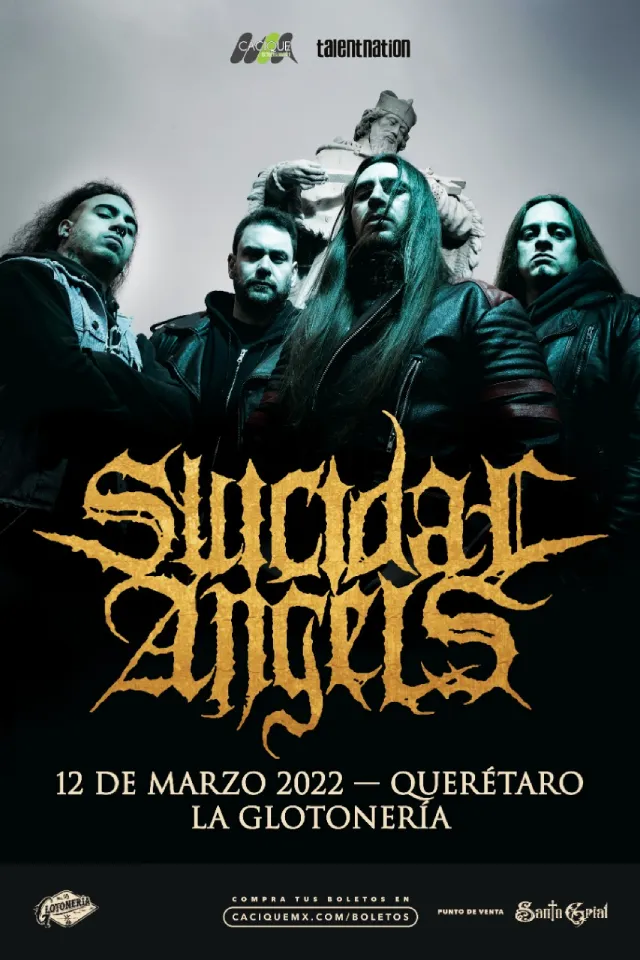 Suicidal Angels en Querétaro, Marzo de 2022