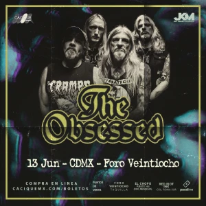 The Obsessed en CDMX, Foro Veintiocho, Junio 13, 2024