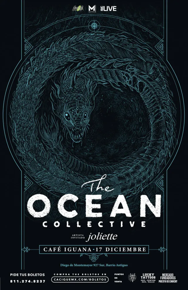 The Ocean en Monterrey, Café Iguana, 17 de diciembre de 2022
