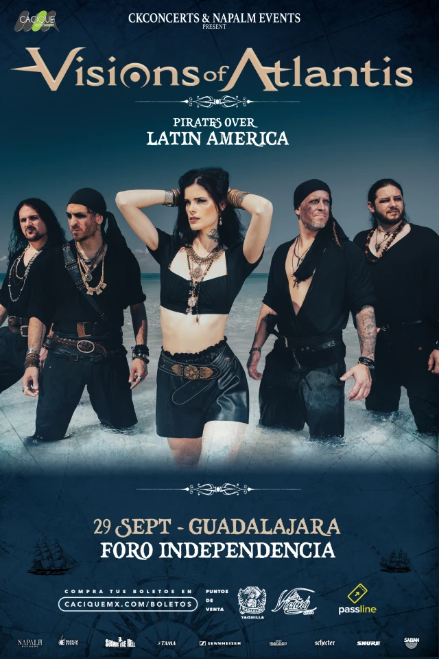 Visions of Atlantis en Guadalajara, Foro Independencia, 29 septiembre 2023